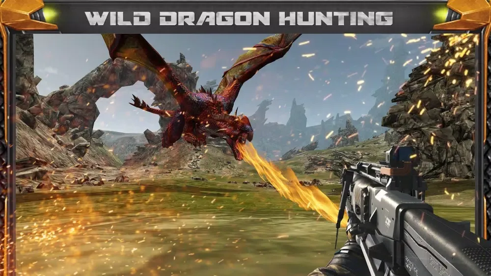 Dragon Hunting Sniper Shooting应用截图