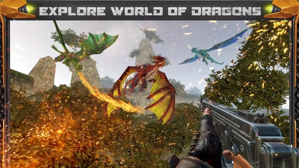 Dragon Hunting Sniper Shooting应用截图