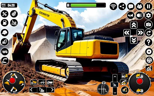 City Heavy Excavator Crane 3D Screenshots