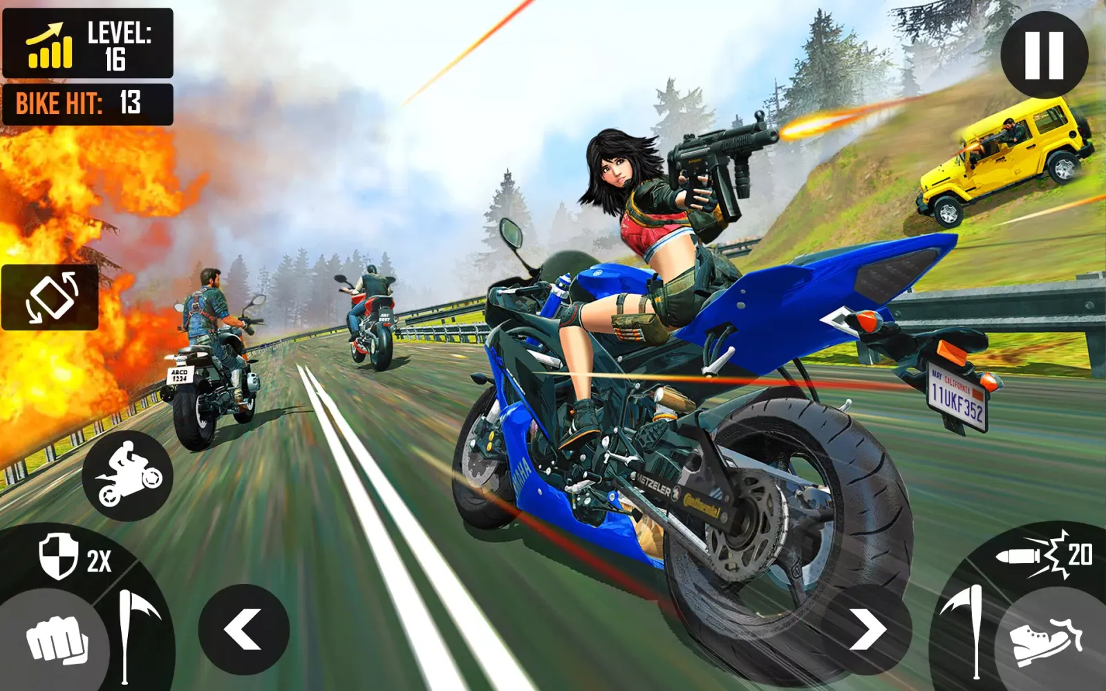 Capturas de pantalla de Bike Fight: Highway Rider Bike