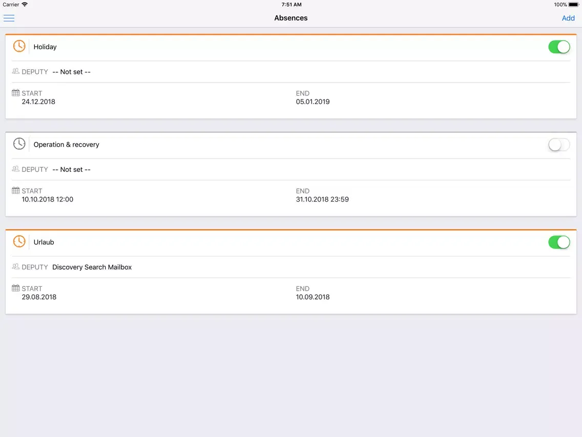 iQ.Suite Clerk iPad 應用截圖