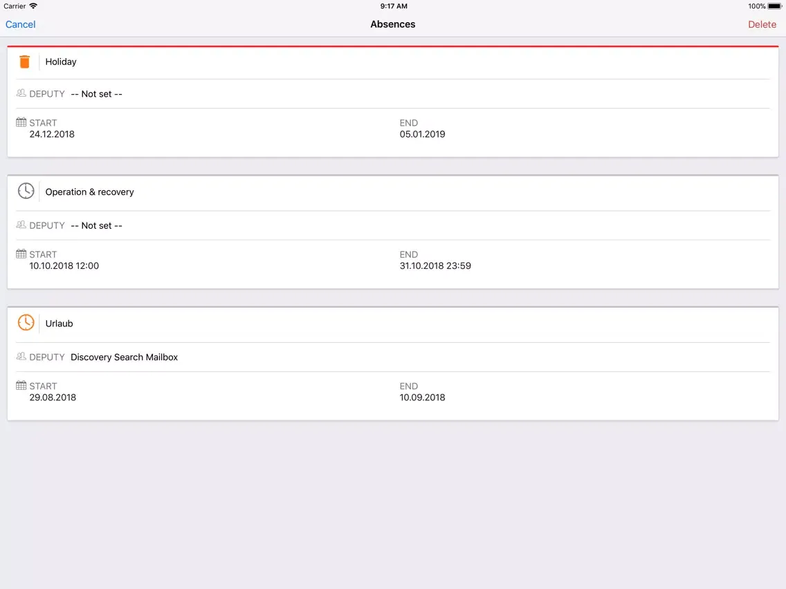 iQ.Suite Clerk iPad 應用截圖