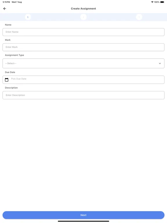 Ảnh chụp màn hình của National Central School Adoor iPad 