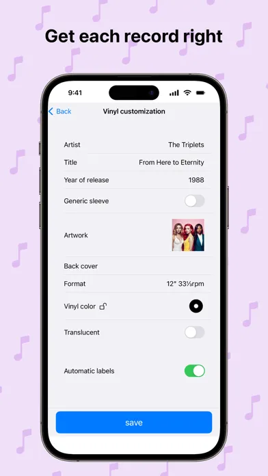 Music Player: Vinyl Fetish Screenshots