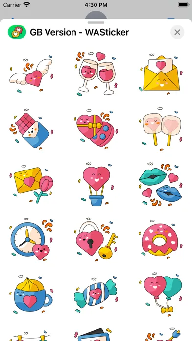 ภาพหน้าจอของ GB Version - WASticker