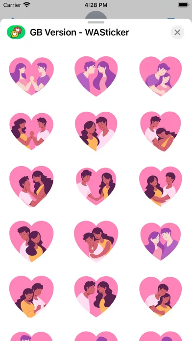 ภาพหน้าจอของ GB Version - WASticker