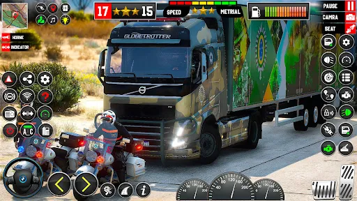 ภาพหน้าจอของ Army Truck Simulator Game 2024