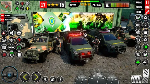 ภาพหน้าจอของ Army Truck Simulator Game 2024
