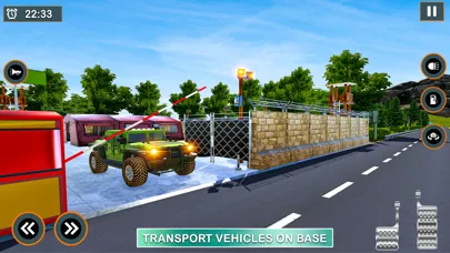 Ảnh chụp màn hình của ArmyVehicalTruckTransport3d