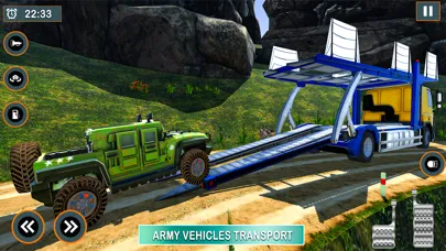 Ảnh chụp màn hình của ArmyVehicalTruckTransport3d