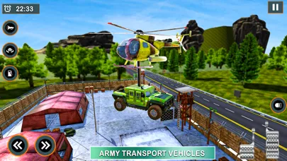 Ảnh chụp màn hình của ArmyVehicalTruckTransport3d