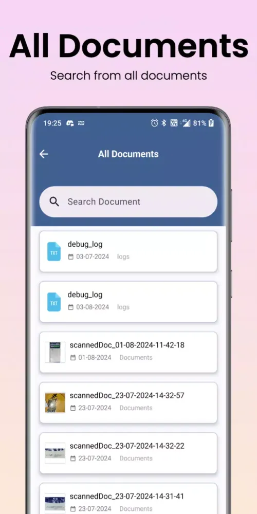 Ảnh chụp màn hình của DocsWallet