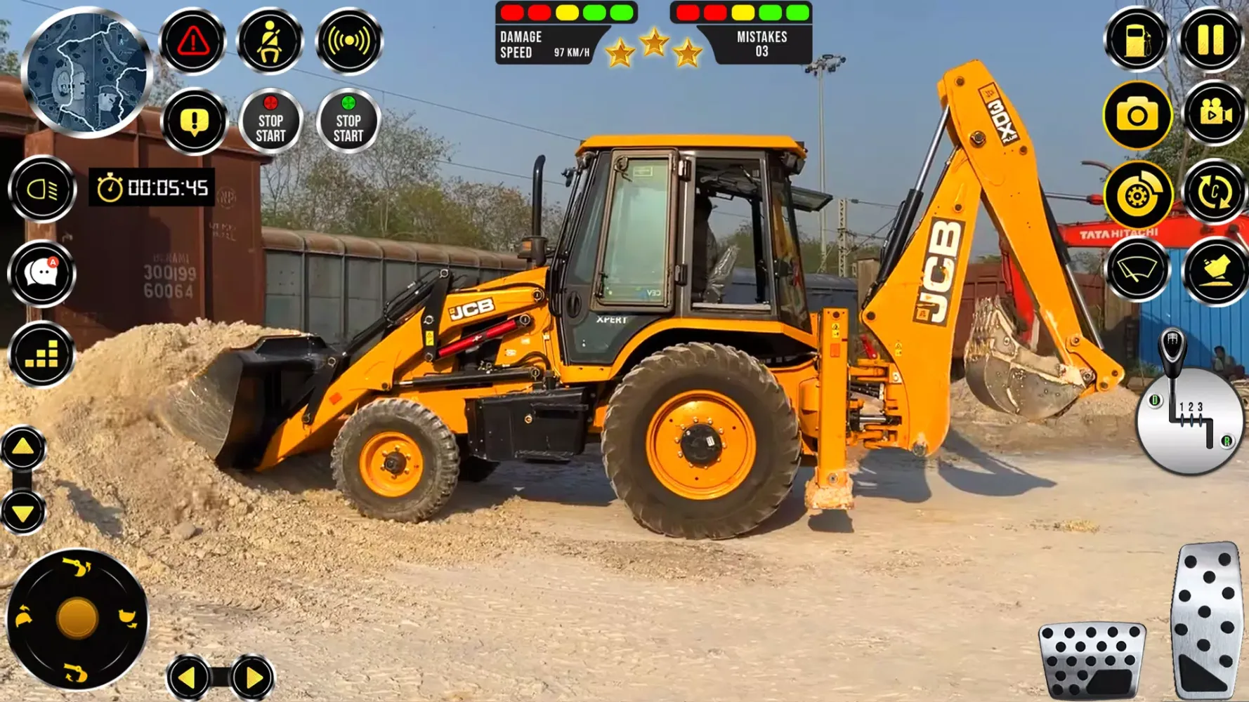 JCB Excavator Simulator Games Ekran Görüntüleri