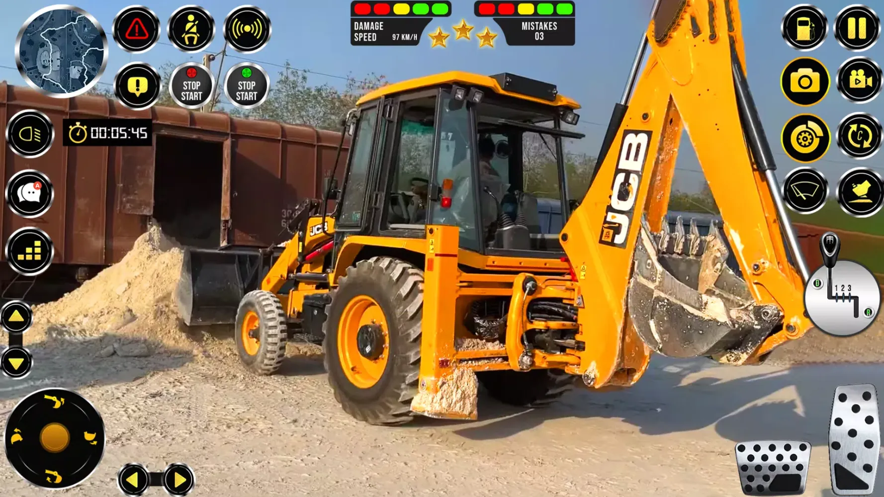 JCB Excavator Simulator Games Ekran Görüntüleri