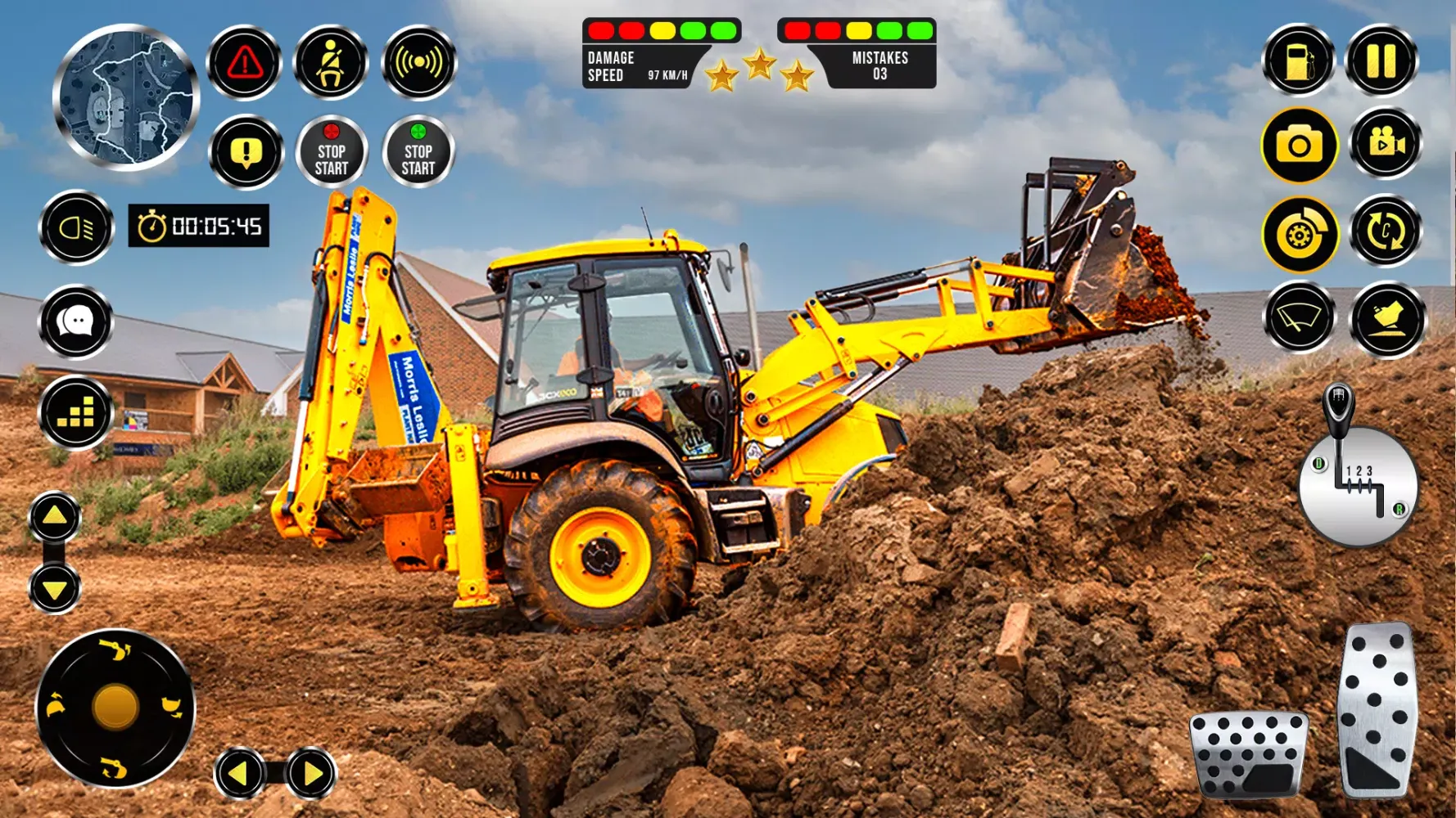 JCB Excavator Simulator Games Ekran Görüntüleri