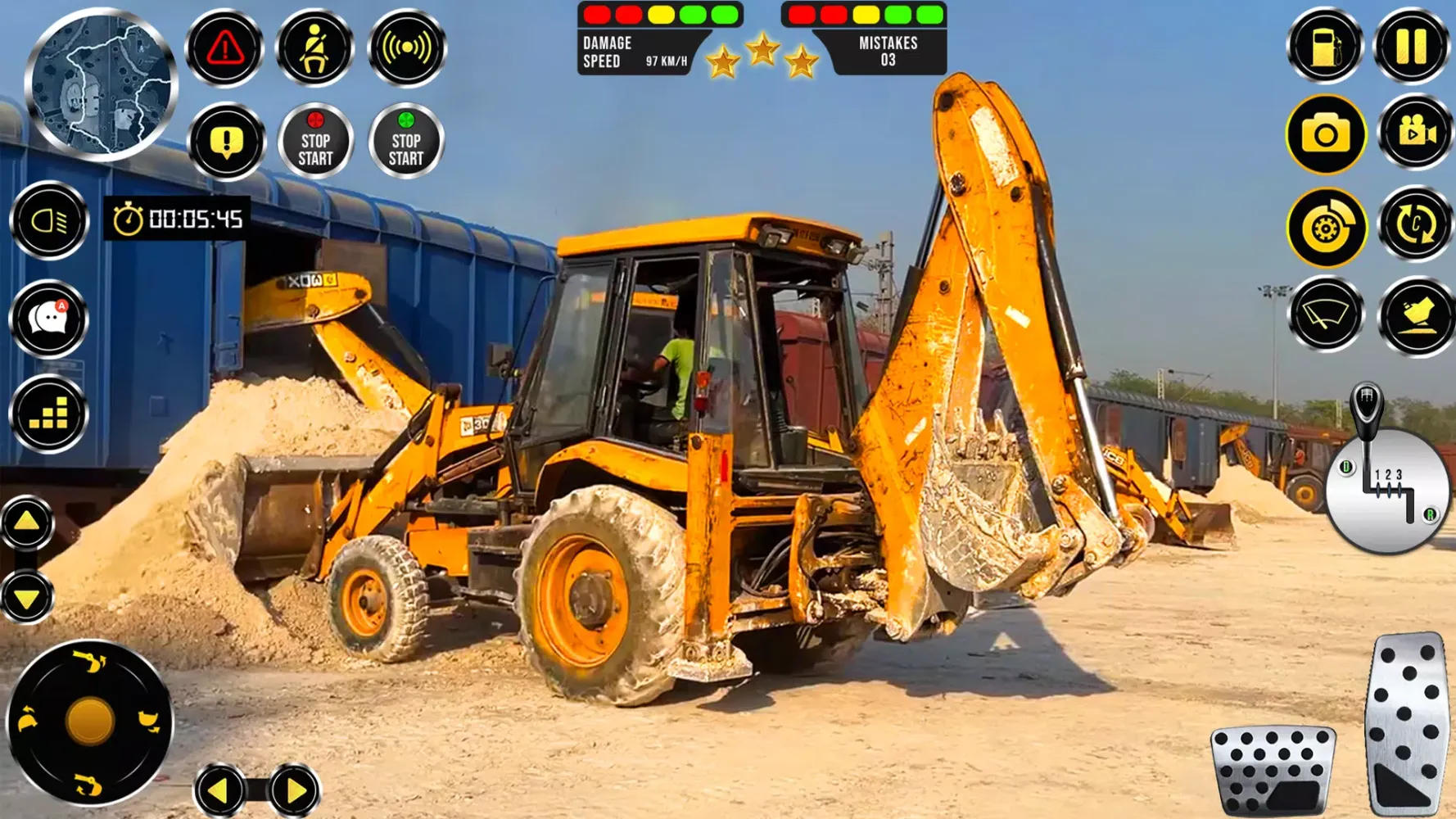 JCB Excavator Simulator Games Ekran Görüntüleri