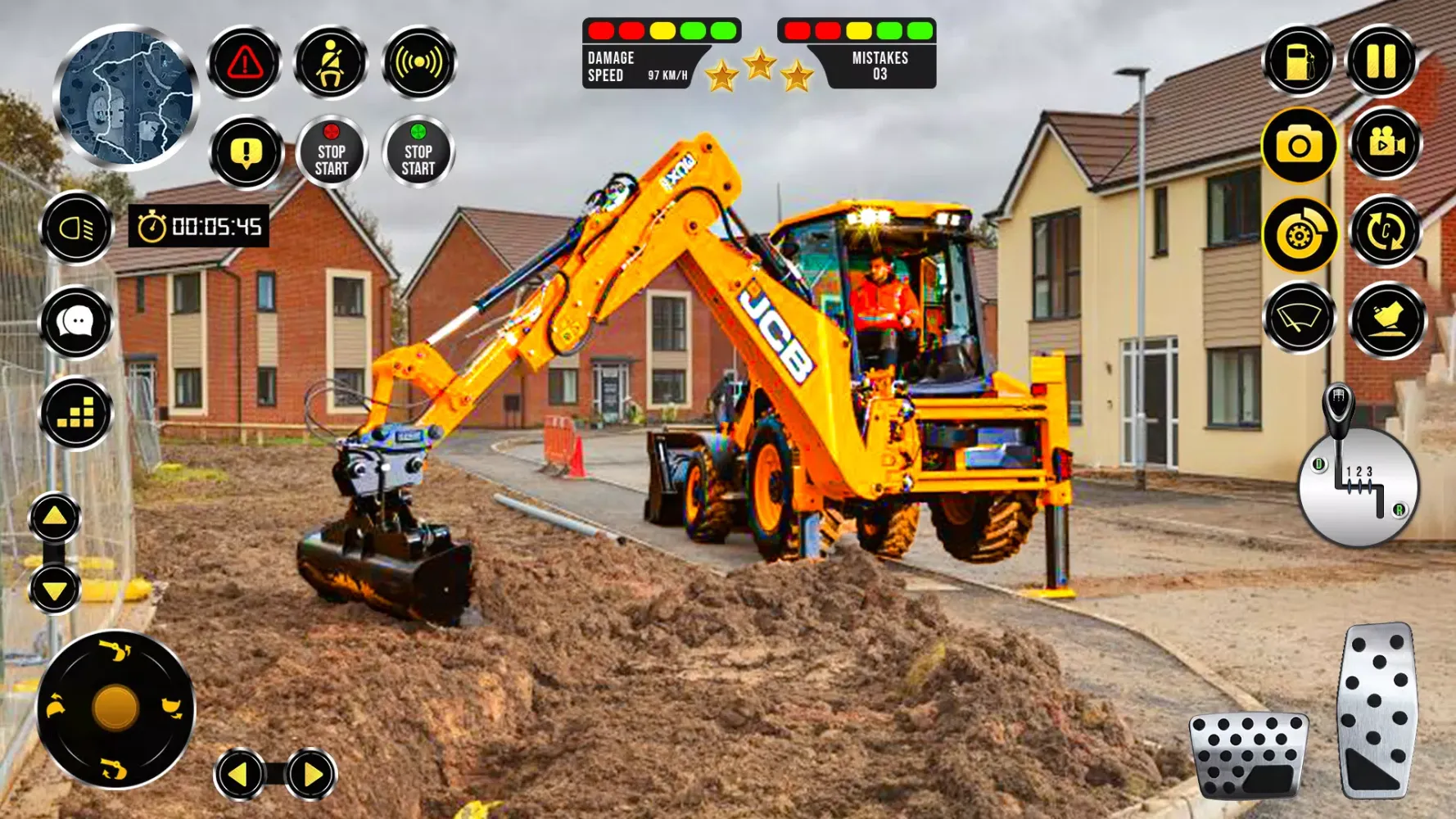 JCB Excavator Simulator Games Ekran Görüntüleri