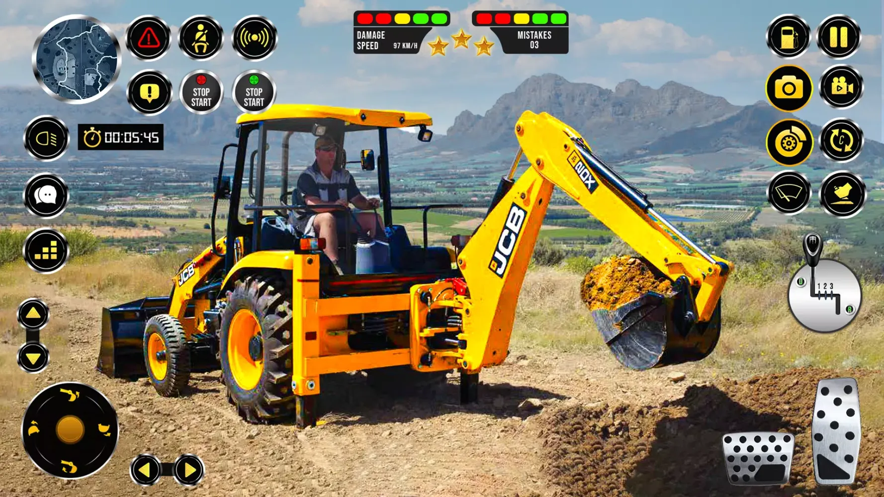 JCB Excavator Simulator Games Ekran Görüntüleri