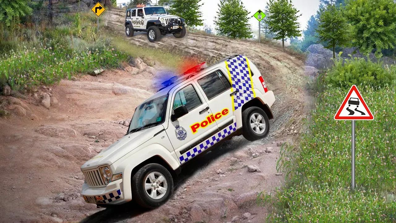 Tangkapan skrin Police Car Thief Chase Pro