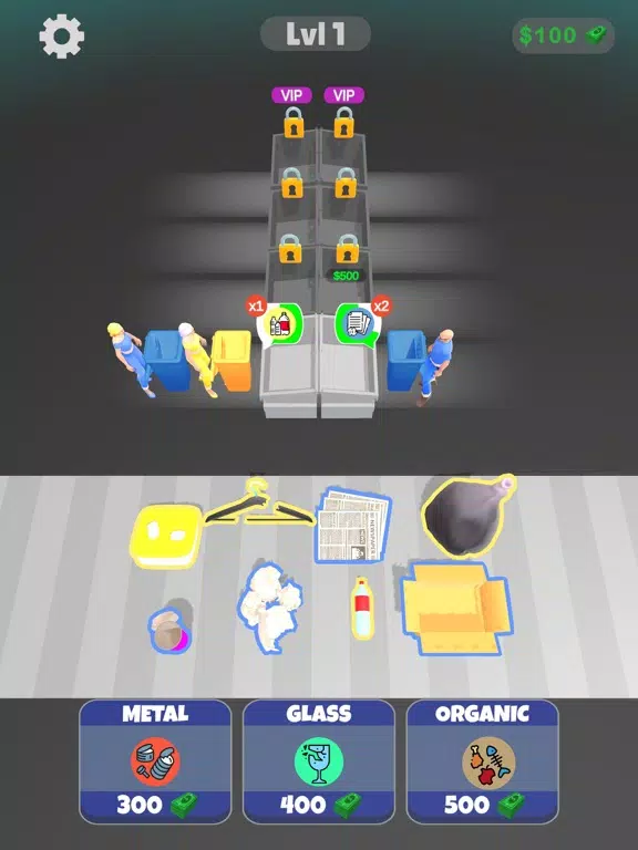 Zrzuty ekranu Recycle Sort iPad 