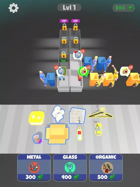 Recycle Sort iPad  스크린샷