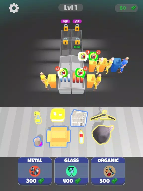 Zrzuty ekranu Recycle Sort iPad 