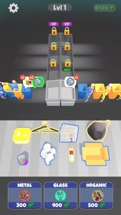 Zrzuty ekranu Recycle Sort