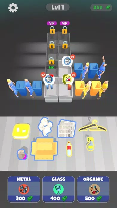 Zrzuty ekranu Recycle Sort