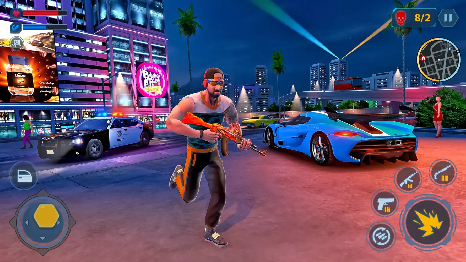 Zrzuty ekranu Gangster Sim 3D Car thief game