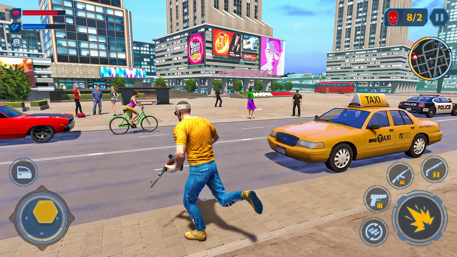 Zrzuty ekranu Gangster Sim 3D Car thief game