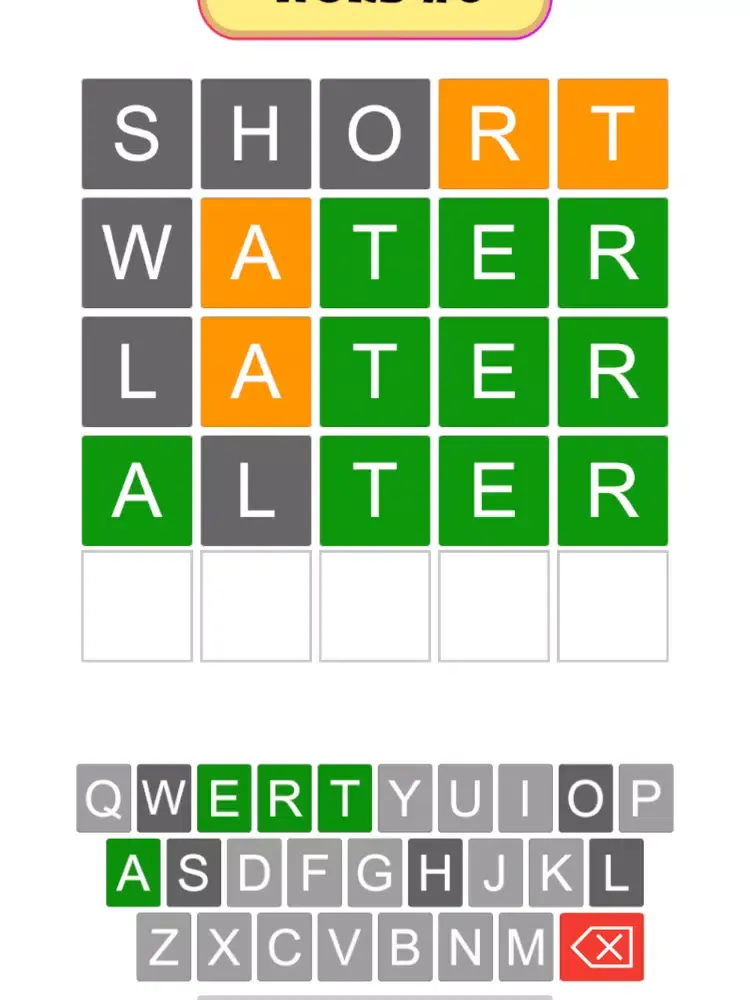 Ảnh chụp màn hình của Word Master!! iPad 