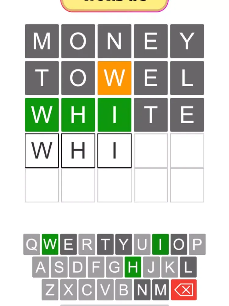 Ảnh chụp màn hình của Word Master!! iPad 