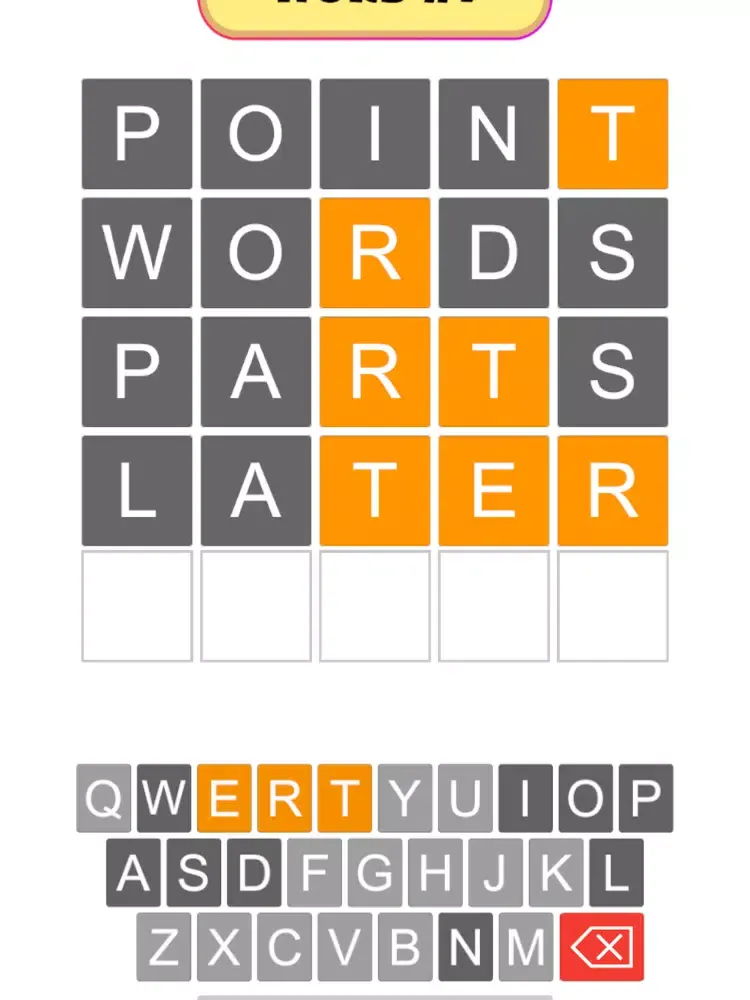 Ảnh chụp màn hình của Word Master!! iPad 