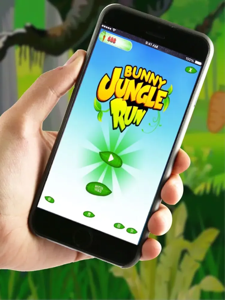 ภาพหน้าจอของ Bunny Jungle Run Adventure iPad 