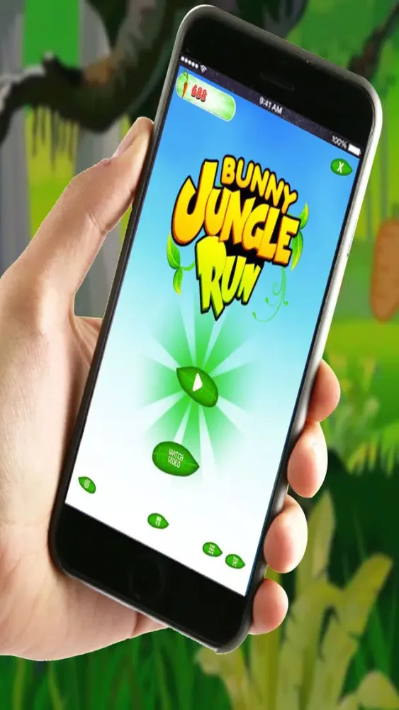 ภาพหน้าจอของ Bunny Jungle Run Adventure