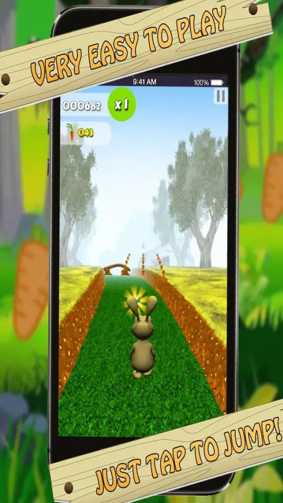 ภาพหน้าจอของ Bunny Jungle Run Adventure