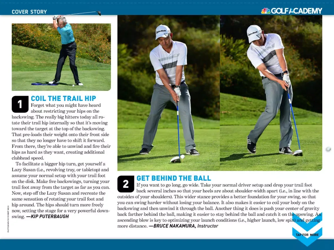 تصاویر Golf Channel Academy Magazine iPad 