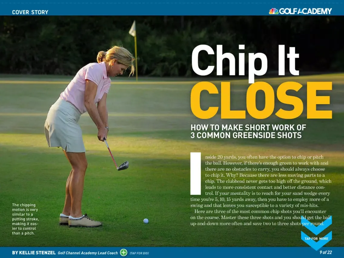 تصاویر Golf Channel Academy Magazine iPad 