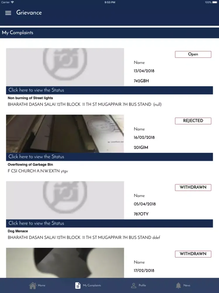 Namma Chennai - GCC iPad  Screenshots