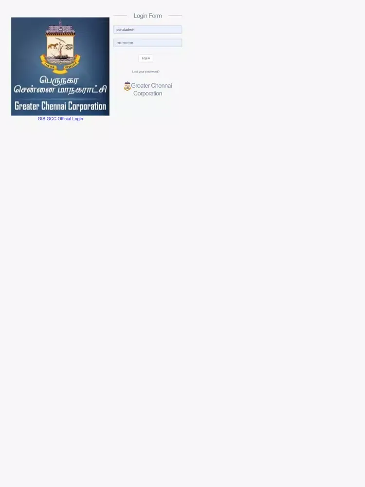 Screenshot di GIS GCC iPad 