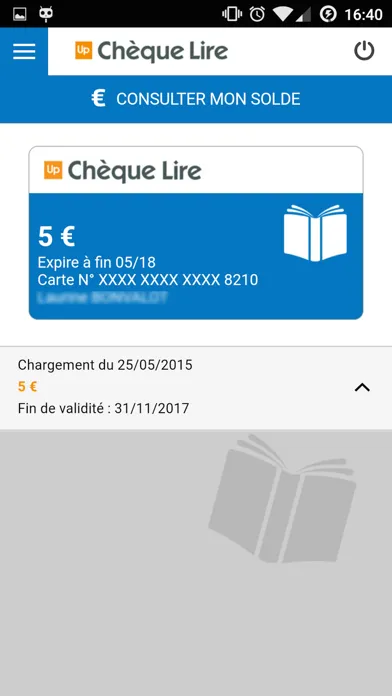 Capturas de pantalla de Carte Lire
