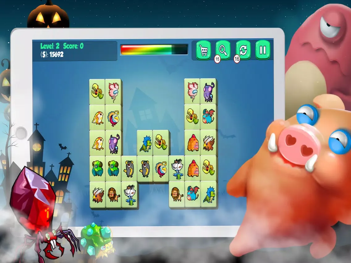 Tangkapan skrin Connect Monsters iPad 