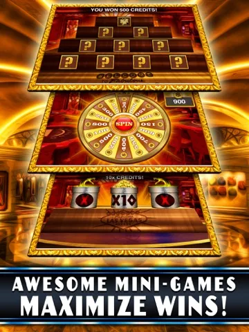 تصاویر Heart of Gold! FREE Vegas Casino Slots of the Jackpot Palace Inferno! iPad 