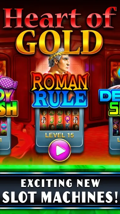 تصاویر Heart of Gold! FREE Vegas Casino Slots of the Jackpot Palace Inferno!