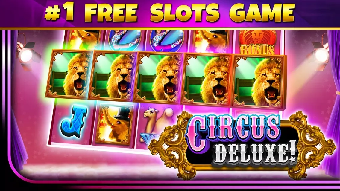 SLOTS - Circus Deluxe Casino! FREE Vegas Slot Machine Games of the Grand Jackpot Palace!应用截图