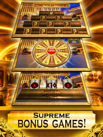 ภาพหน้าจอของ Vegas Party Casino Slots VIP Vegas Slot Machine Games - Win Big Bonuses in the Rich Jackpot Palace Inferno! iPad 