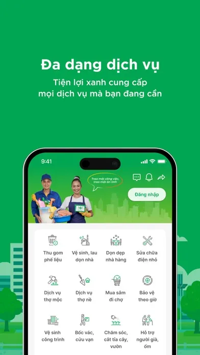 Capturas de pantalla de Tiện Lợi Xanh: Giao việc