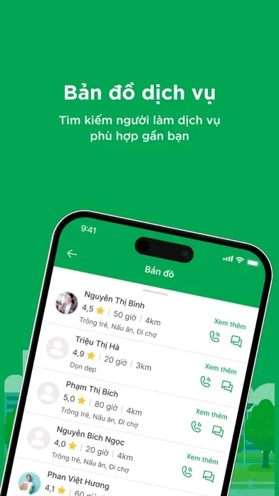 Capturas de pantalla de Tiện Lợi Xanh: Giao việc
