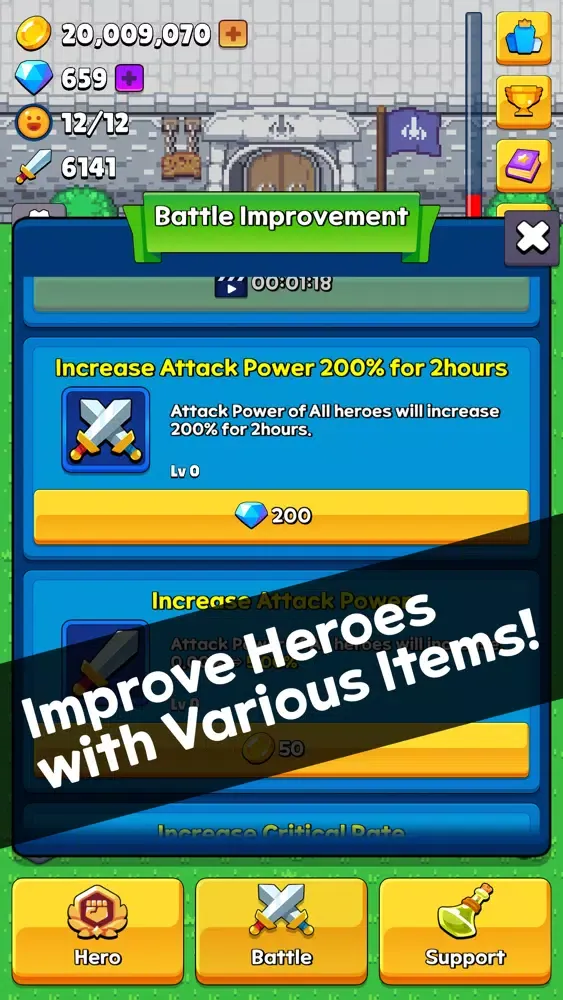 Baby Hero: Offline Idle Merger Screenshots