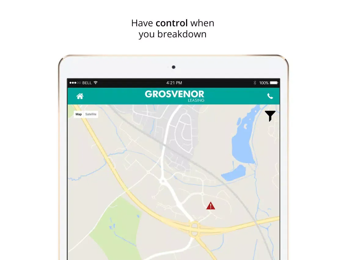 Capturas de tela do Grosvenor Driver Services iPad 